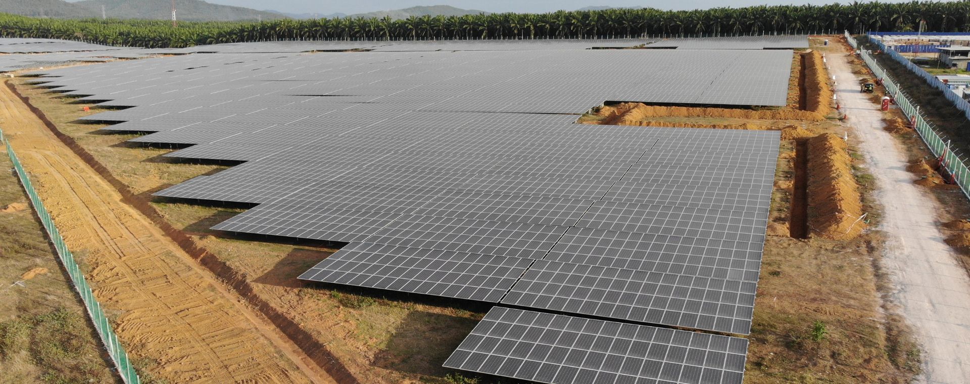 Large-scale solar project development